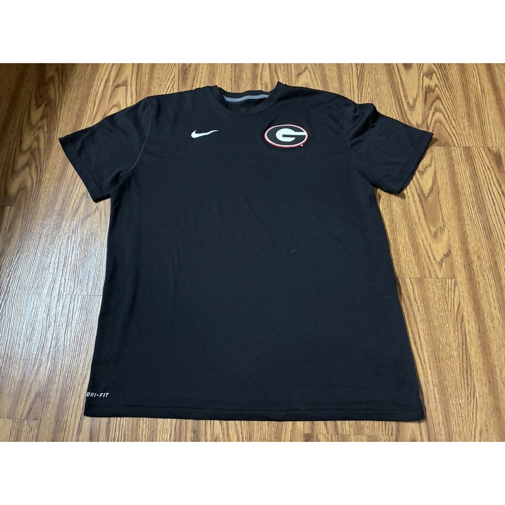 #K08 Men Nike XL Dri Fit Shirt UGA Bulldogs Georgia Dawgs NCAA